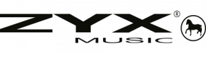 Zyx-Musiklogo auf schwarzem Hintergrund.